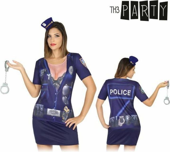 Actual product image Th3 Party T-Shirt für Erwachsene C861 Blau Terror (M, L)
