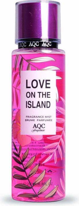 Actual product image AQC Fragrances Love on the Island Body Spray 200ml (Body mist, 200 ml)