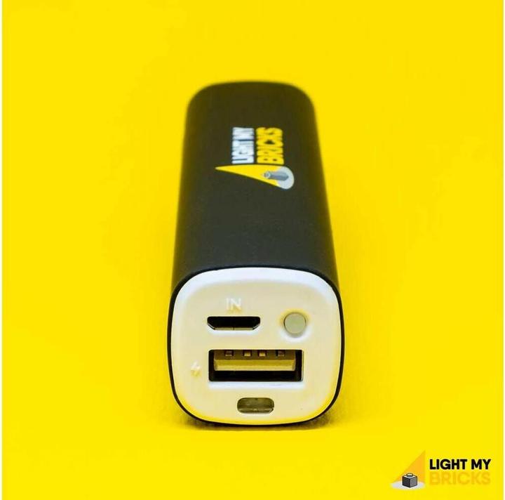 Actual product image Light my bricks USB Power Bank