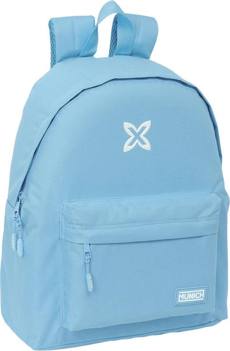 MunichSport Schulrucksack Munich Basics Blau 33 x 42 x 15 cm