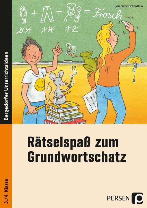 Produktbild Rätselspass zum Grundwortschatz - 3./4. Klasse (Deutsch, Josephine Finkenstein, 2020)