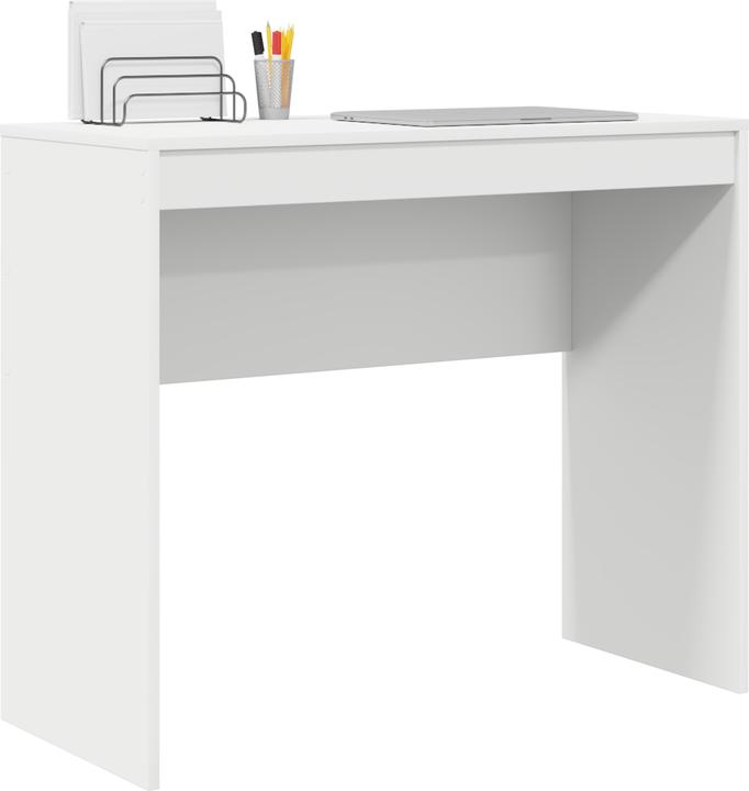 Produktbild VidaXL Schreibtisch Weiss Holzwerkstoff Mittel Minimalistisch (90 x 40 x 76 cm)