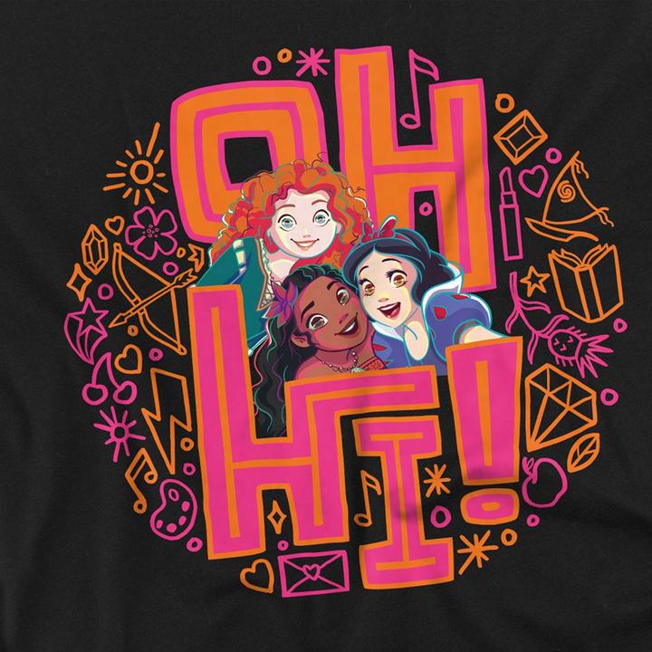 Immagine prodotto Disney Princess Oh Hi! Maglietta Merida Moana Biancaneve Adulto Unisex (XL)