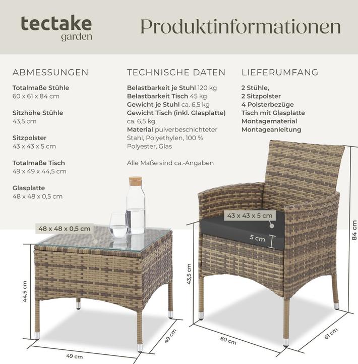 Produktbild tectake Luzern