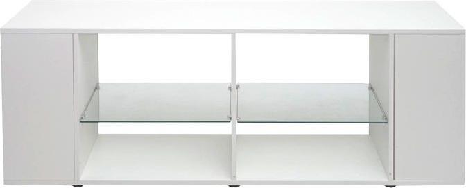 Produktbild Mendler TV-Rack HWC-L36, Holz 50x144x40cm Staufach, hochglanz weiss