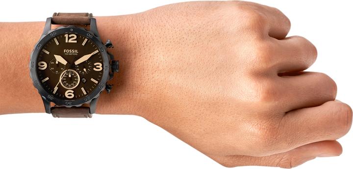 Actual product image Fossil Nate (Analogue wristwatch, Chronograph, 50 mm)