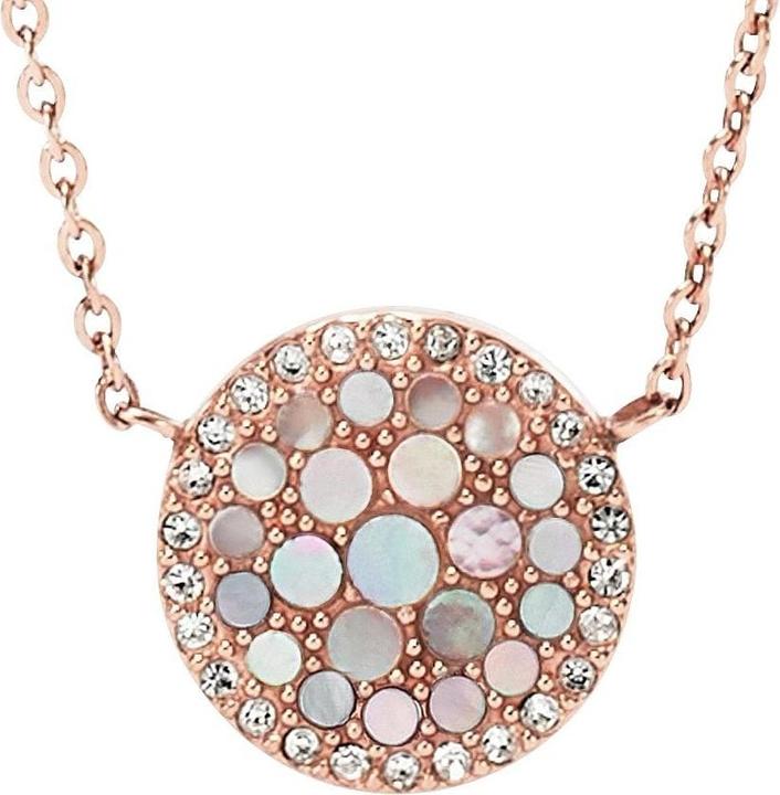 Produktbild Fossil Pearl Disc Pendant (Edelstahl, 50 cm)