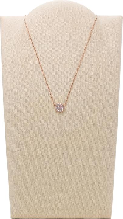 Produktbild Fossil Pearl Disc Pendant (Edelstahl, 50 cm)