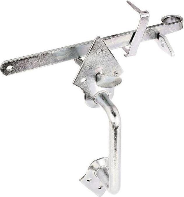 Produktbild GAH Klinkenset 260 mm galvanisch, gelb verzinkt für Flechtzaun- und leichte Holztore (1 Stk.)