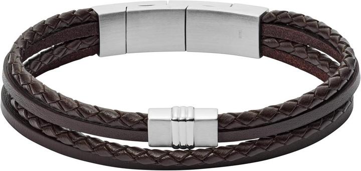 Fossil Vintage Casual (19 cm, Acier inoxydable, Cuir)