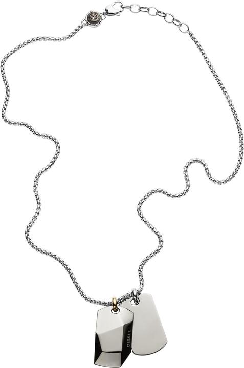 Image du produit Diesel Double Dogtags (Acier inoxydable, 60 - 65 cm)