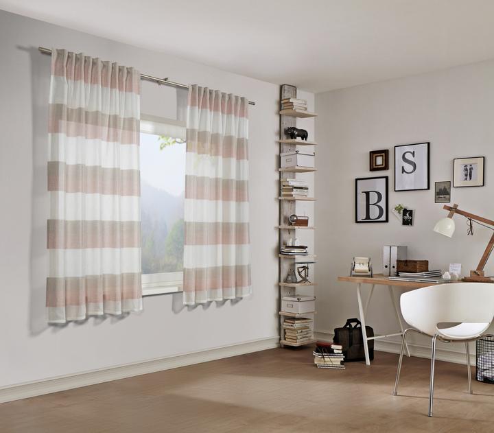Actual product image Gardinia Scarf with curtain tape, Etamine (140 x 245 cm)