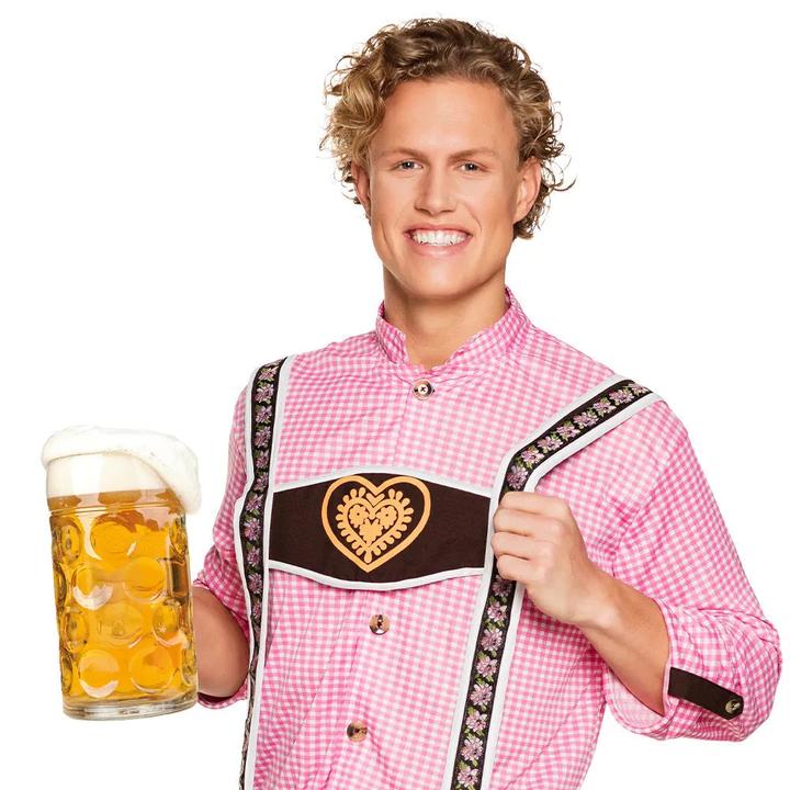 Image du produit Boland Oktoberfest Mass Bierglas Humpen 1 Liter aus Glas (1 l, 1 x)