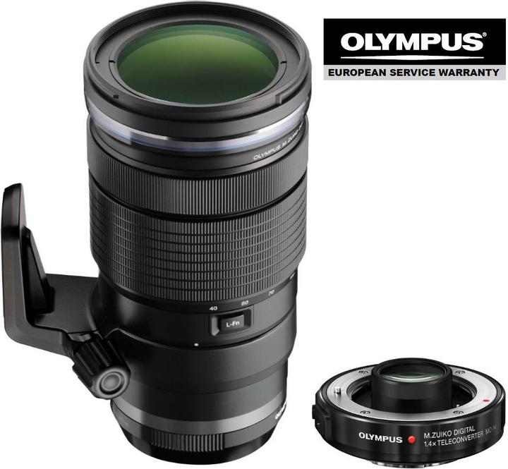 Actual product image Olympus ED 40-150mm f/2.8 PRO incl. MC-14 1.4x teleconverter (Micro Four Thirds, Micro Four Thirds)