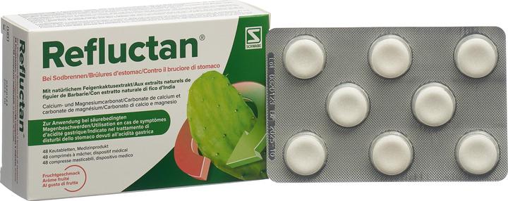 Image du produit Refluctan Kautablette Frucht (48 pièce(s), 284.31 ml, 94 g)