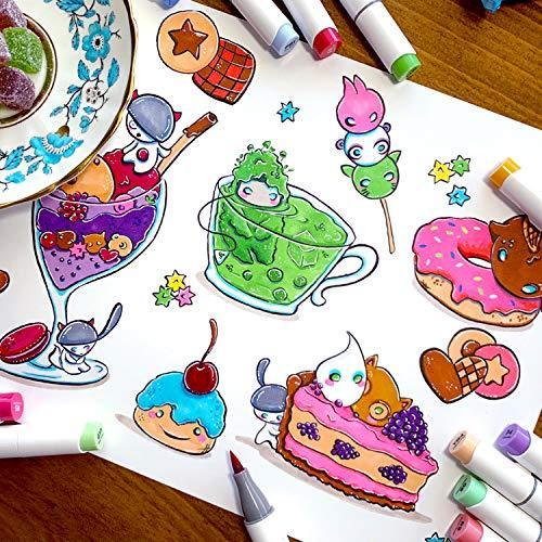 Image du produit Ohuhu Set de marqueurs pinceaux (Multicolore, 48 x)