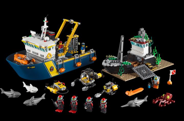 Immagine prodotto LEGO City Nave per esplorazioni sottomarine (60095, LEGO City, Set LEGO rari)