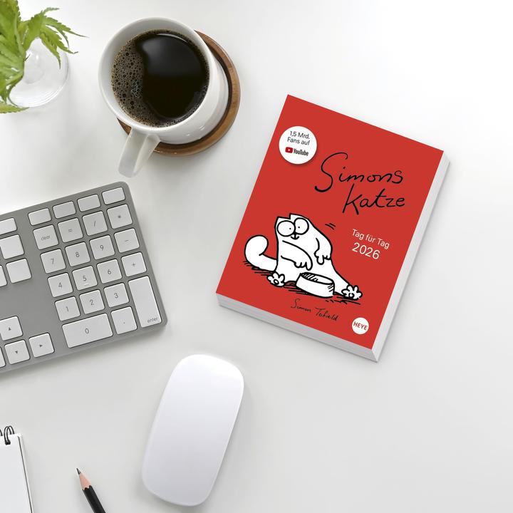Produktbild Simons Katze Tagesabreisskalender 2026 (11 x 14 cm, Deutsch)