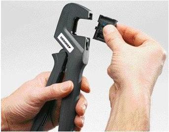 Actual product image Gedore 8140 Crimping pliers base frame without insert (234 mm)