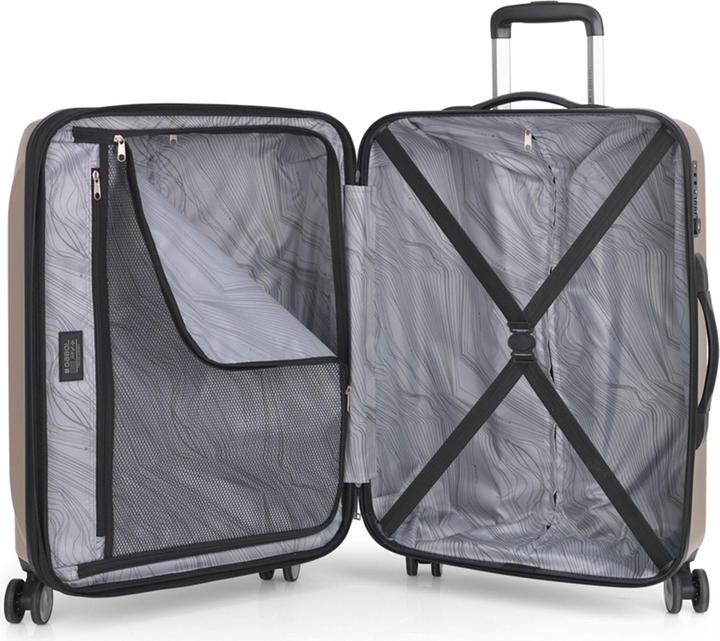 Produktbild Gabol Ocean 4 Rollen Kofferset 2-teilig mit Dehnfalte (129 l)