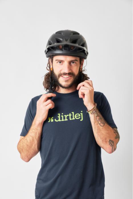 dirtlej Mountee Shortsleeve Jersey, blau/lime, XS (XS)