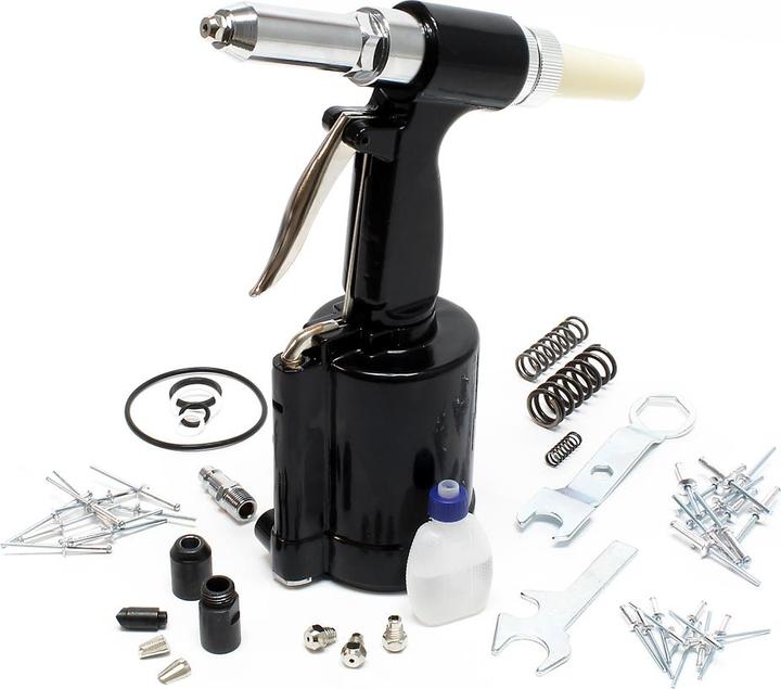 Produktbild Wiltec Druckluft Nietpistole 2,4-4,8 mm Nietgerät pneumatisch Nietzange Blindnieten