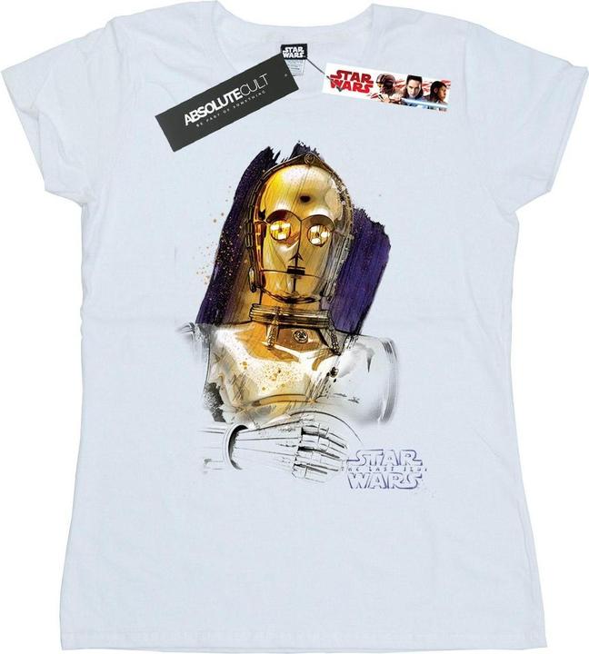 Star Wars The Last Jedi C3PO Brushed TShirt (M)
