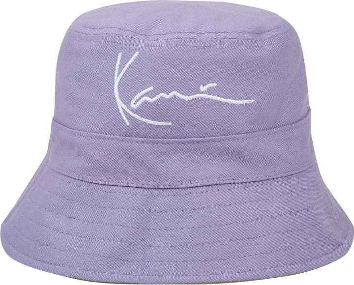 Karl Kani KA221-044-1 KK Signature reversible Block Bucket Hat (One Size)
