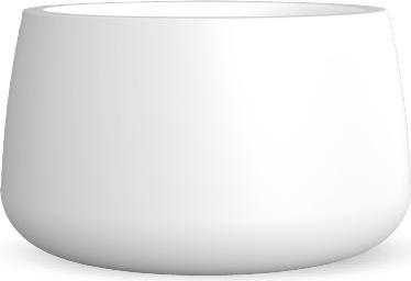 Produktbild Newgarden CAMELIA 60 Übertopf, Kübel XXL gross rund ø59x39cm weiss 74L outdoor