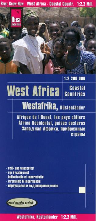 Image du produit Carte de l'Afrique de l'Ouest. Afrique de l'Ouest. Afrique de l' ouest. África occidental