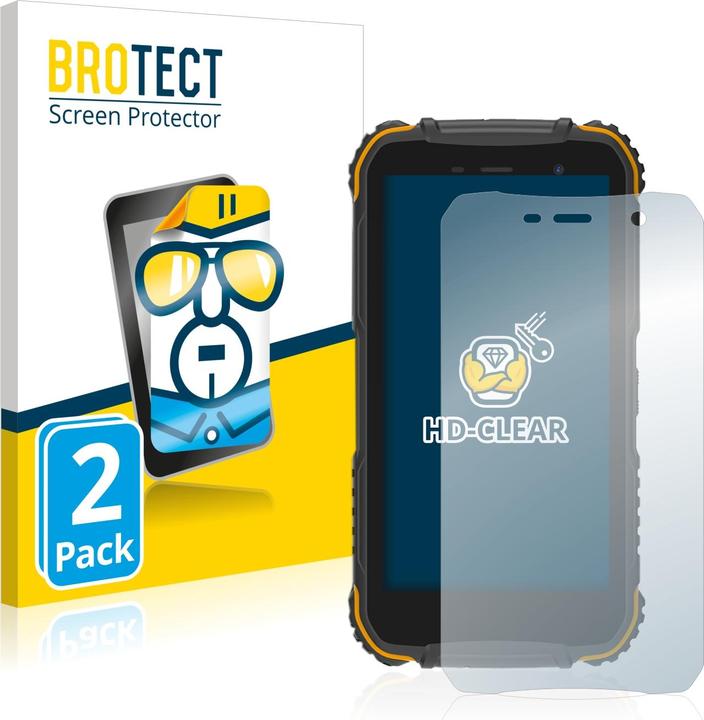 Produktbild BROTECT Schutzfolie Displayschutz Klar (2 Stück, Doogee S35)