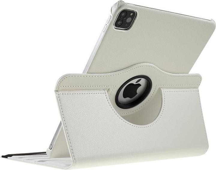 Actual product image Cover-Discount iPad Pro 11.0 2020 - Leather case 360° rotatable white (iPad Pro 11 2020 (2. Gen))