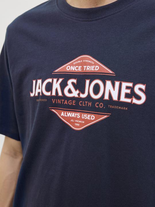 Image du produit Jack & Jones Gedruckt Rundhalsausschnitt T-shirt T-shirt (XL)