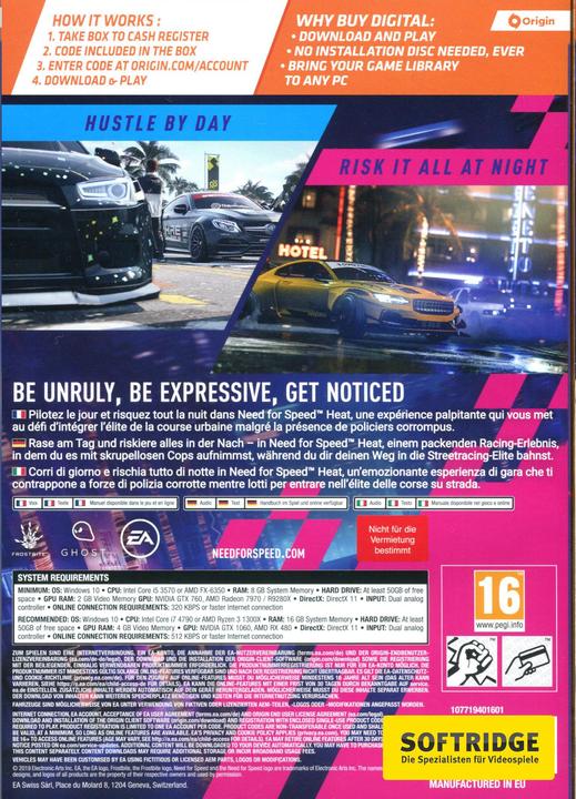 Immagine prodotto EA Games Need for Speed - Heat (PC, Multilingue)