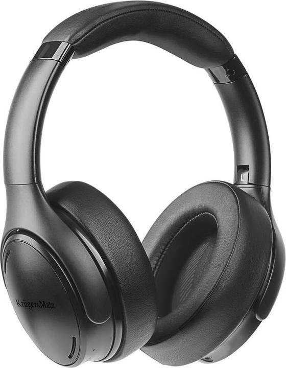 Produktbild Krüger&Matz Kruger&Matz F3A kabellose Over-Ear-Kopfhörer mit ANC (ANC, 140 h, Kabelgebunden)