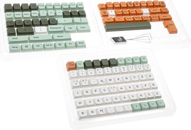 Actual product image Ducky Dino Keycap Set, PBT, Dye-Sub - MDA