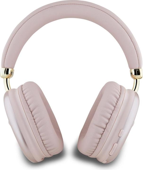 Produktbild Guess Wireless Bluetooth Headset Saffiano Triangle Logo Pink, GUBHK1SATSP, Universal (32 h, Kabellos)