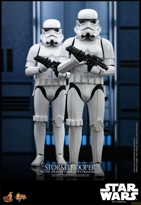 Produktbild Hot Toys Star Wars Movie Masterpiece Actionfigur 1/6 Stormtrooper with Death Star Environment 30 cm