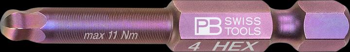 Actual product image PB Swiss Tools Embout pour vis à six pans creux PB E6.212 Gr.4 (4 mm)