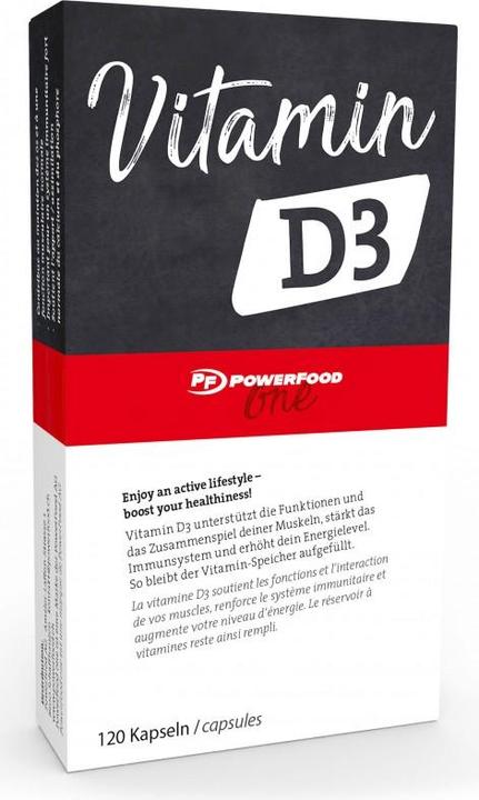 Actual product image PowerFood One Vitamin D3 (120 Piece, Pills, 522 g)
