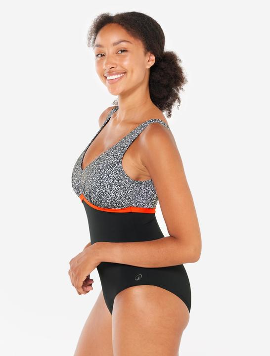 Image du produit Nabaiji Maillot de bain 1 pièce aquafitness Femme - Rosy noir (40, 42)