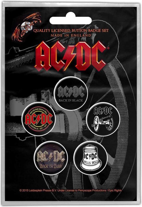 Produktbild AC/DC For Those About to Rock Abzeichen Set (5er Pack)
