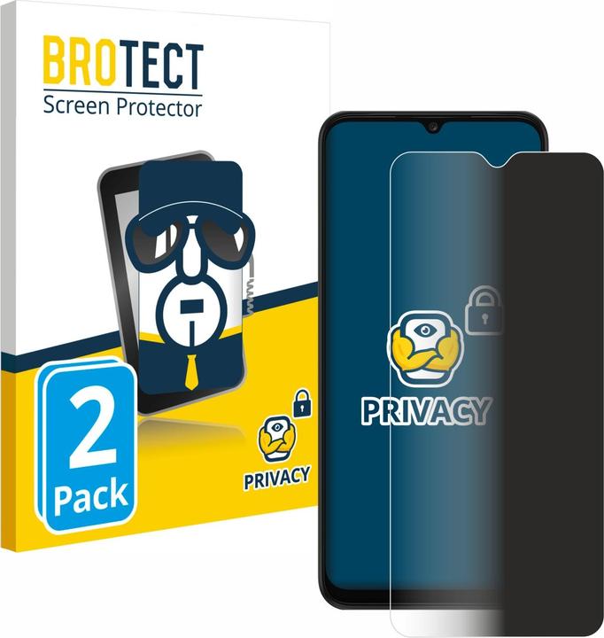Immagine prodotto BROTECT Pellicola privacy antispia Pellicola di protezione dalla luce blu (2 Pezzo/i, Samsung Galaxy A03)
