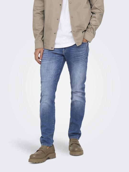 Produktbild Only & Sons Slim Fit Niedrige Taille Jeans Slim Fit Jeans (W38/L32)