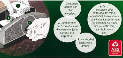 Actual product image ASS Altenburg Card shuffler Vario