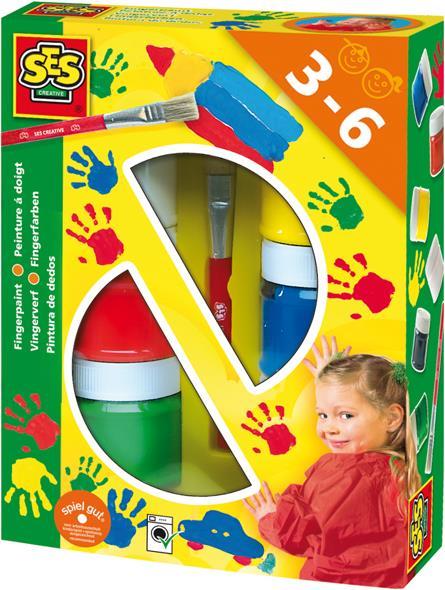 Ses Peintures au doigt 6 x 50 ml