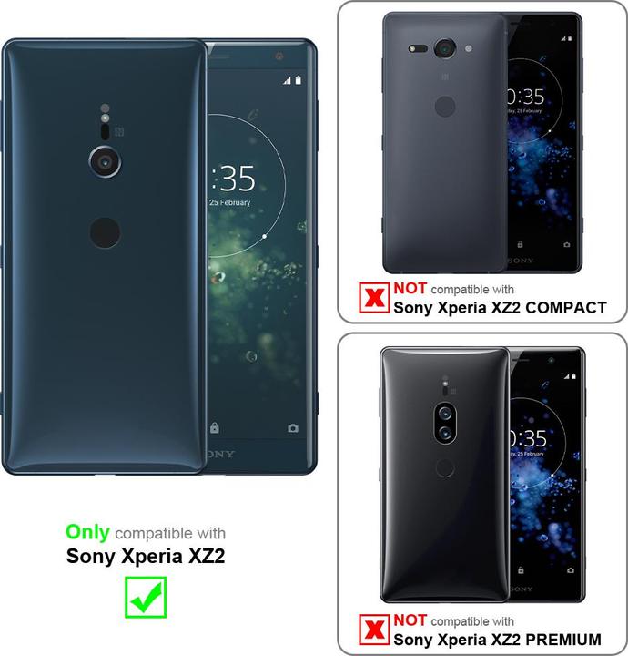 Actual product image Cadorabo Case for Sony Xperia XZ2 with belt clip (Sony Xperia XZ2)