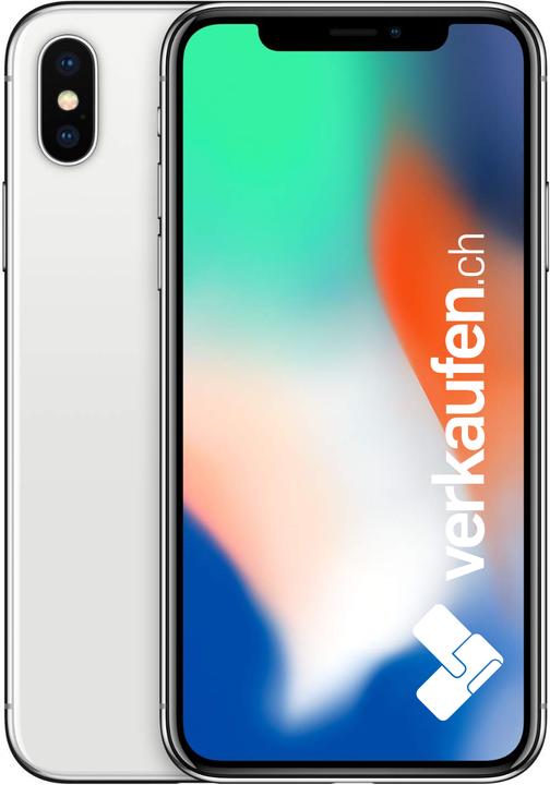 Immagine prodotto verkaufen.ch iPhone X (256 GB, Argento, 5.80", 12 Mpx, SIM singola, A / Come nuovo)