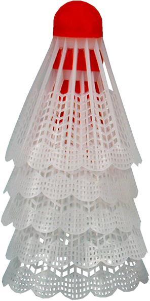 Image du produit New Sports 6 volants en plumes blanc