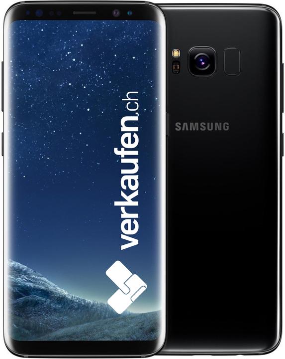 Produktbild verkaufen.ch Galaxy S8 (64 GB, Black, 5.80", 12 Mpx, Single SIM, A / Wie neu)